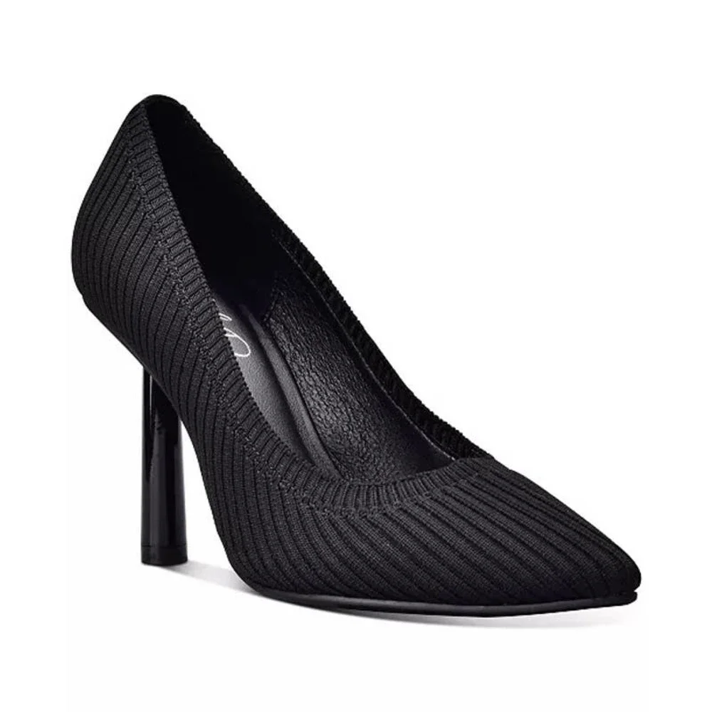 Wild Pair Daliaa Pumps Black Knit Size 9.5 - Picture 4 of 4